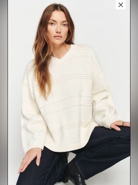 Reformation Brandy Oversized Cotton Sweater